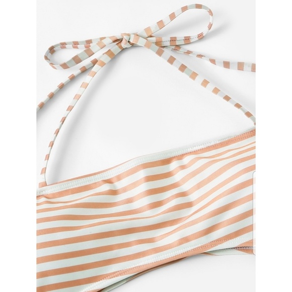 DOROTHY ORANGE AND STRIPE ONE PIECE SWIMSUIT - Picture 4 of 8